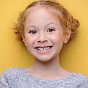 a child who just got services done at lovett dental missouri city